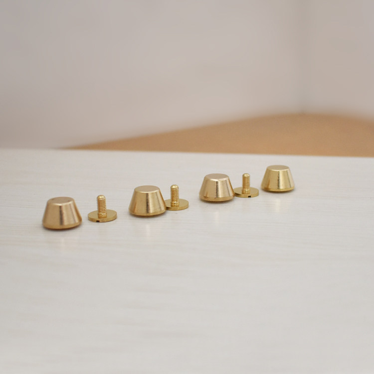 PURE COPPER CLAD BASE HARDWARE ACCESSORIES BOTTOM NAILS SCREWS TO PREVENT WEAR AT THE BOTTOM OF THE BASE SCREWS NUTS FIXING BUCKLES