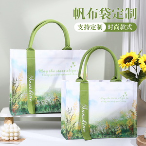 创意帆布托特包定制logo