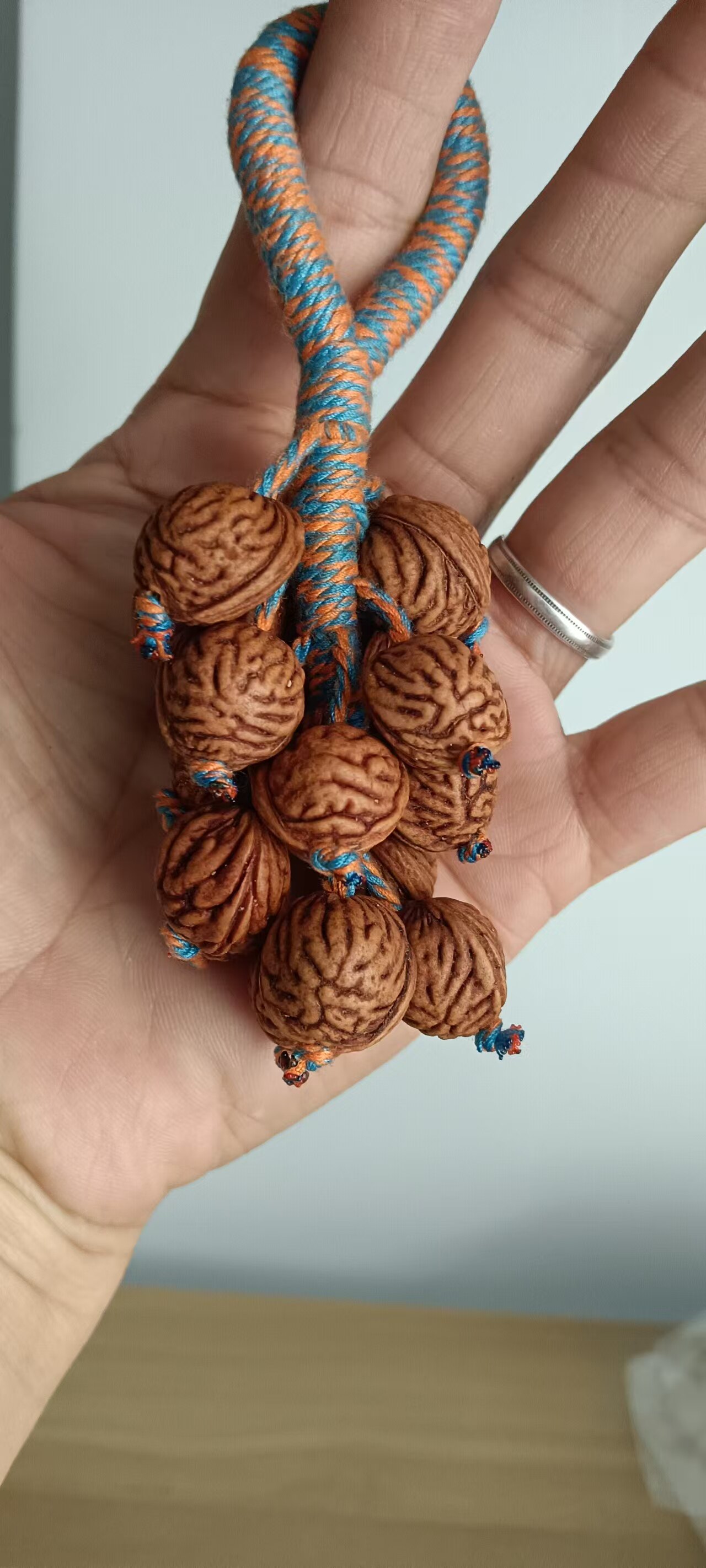 桃枭野生小桃核葡萄串桃核葡萄串桃核葡萄串纯天然真桃核挂件