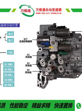 适用于荣威750 350 550纳智捷贵士55-51SN自动变速箱阀体电磁阀