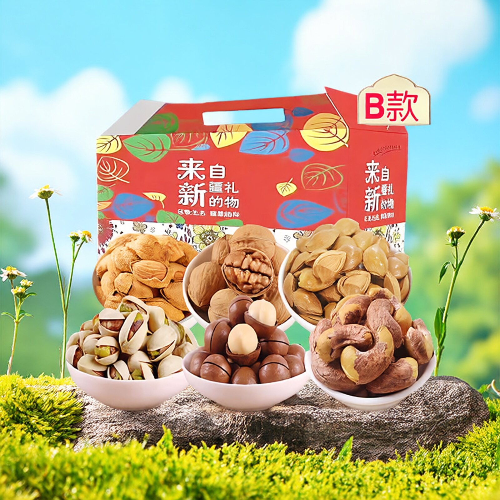 新疆特产零食干果店坚果大礼包来自新疆的礼物礼盒官方旗舰节日送