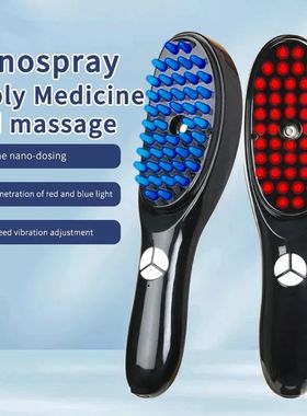 Electric Spray Massage Comb Hair Growth Vibration Head Massa