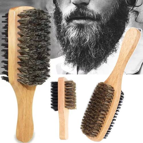 Men's Double-side Beard Brush Multifunctional Household Neck