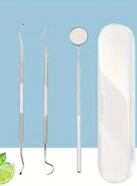 Stainless Steel Oral Hygiene Tooth Tool Kit With Mouth Mirro