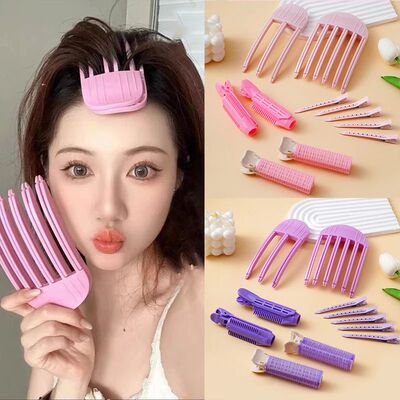 Set Fluffy Hairpin Curling Bangs Clips Hair Roots Volumizing