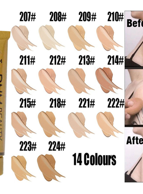 14Color Concealer Liquid Foundation Cream Cover Tattoo Acne