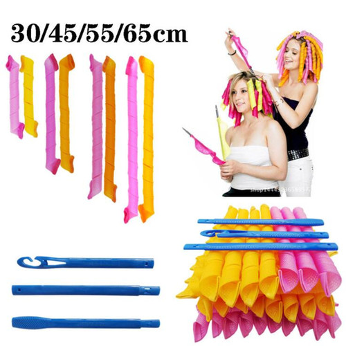10pcs DIY Magic Hair Curler Heatless Hair Rollers Curlers Ha