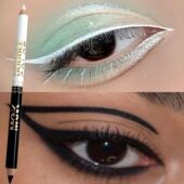 Eyeliner Color Two Matte Wooden Smooth White Pencil Black