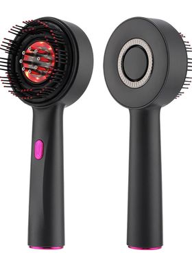 Handheld Electric Head Massage Comb Essential Oil Red Light