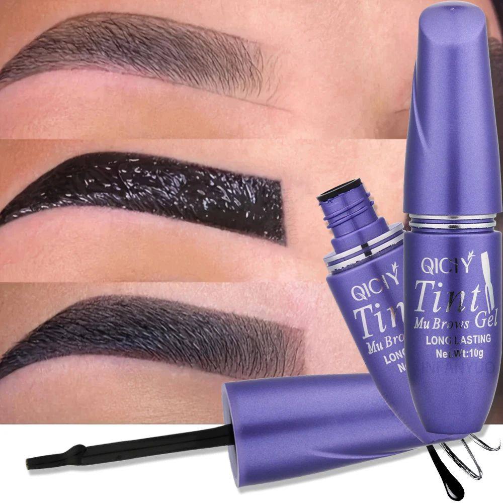 Semi-Permanent Peel Off Eyebrow Dye Cream Waterproof Sweatpr