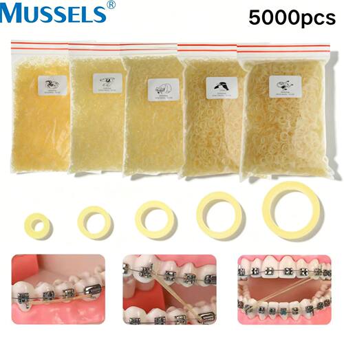 5000PCS Dental Orthodontic Elastic Rubber Bands Latex Teeth