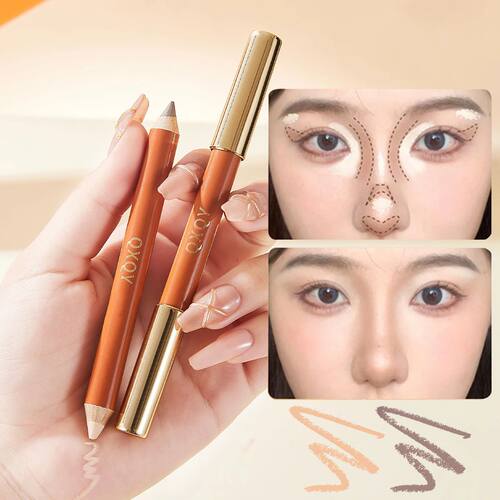 QXQY dual head contouring pen, full face contour, highlight,