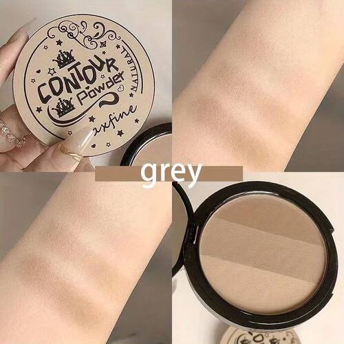3 Colors Gray Trimming Palette Blush Palette Exquisite Matte