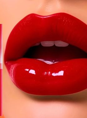 Waterproof Lipstick with Glass Mirror and Plumping Effect No