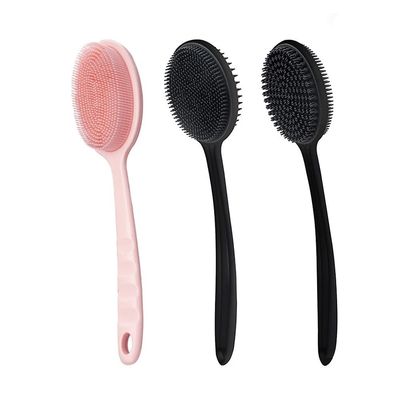 Soft Body Scrubber Shower Exfoliating Scrubs Long Handle Bat