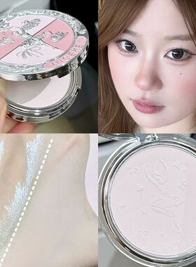 NICEKEY 3 Colors Pressed Powder Natural Makeup Face Powder O