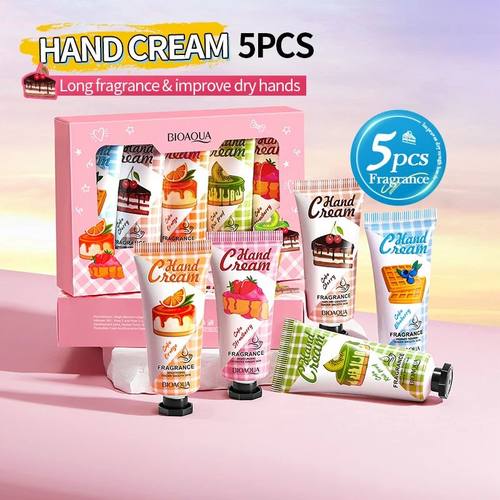 Hand Cream Christmas Gift Set 5Pack Moisturizing Long-Lastin