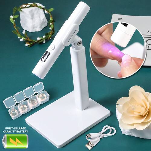 Professional Nail UV LED Lamp Desk With Display Rechargeable