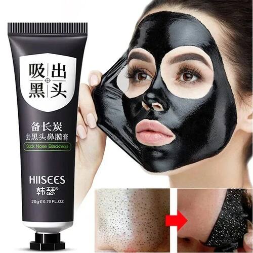 1PC Blackhead Remover Face Mask Cream Oil-Control Nose Black