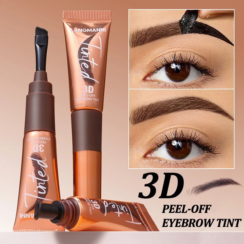 Semi-Permanent Tattoo Peel Off Eyebrow Gel Tint Cosmetics Wa