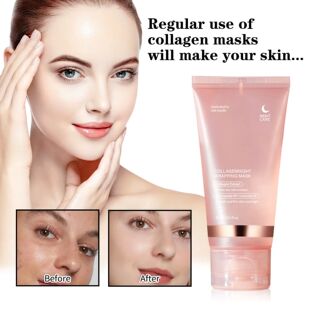 Collagen Night Mask 75ml Overnight Skin Wrap for Deep Hydrat