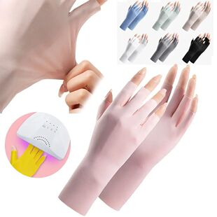 Anti-UV Rays Sunscreen Gloves Protect Finger Skin Nail UV Pr