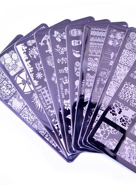 New Designs Rose Flower Nail Art Stamp Template Flower Manda