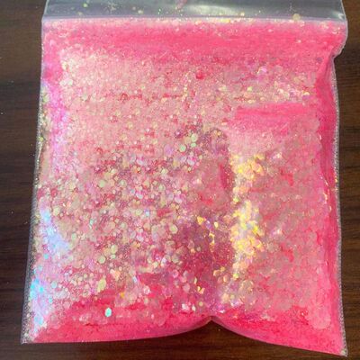 16 Colors 50g/ bag Chunky Mix Iridescent Chunky glitter for