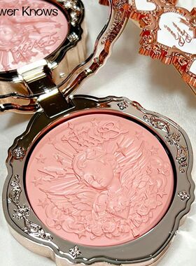 Flower Knows Little Angel Series Blush Cream Embossed Blush