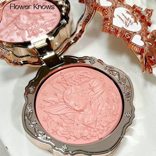 Flower Knows Little Angel Series Blush Cream Embossed Blush