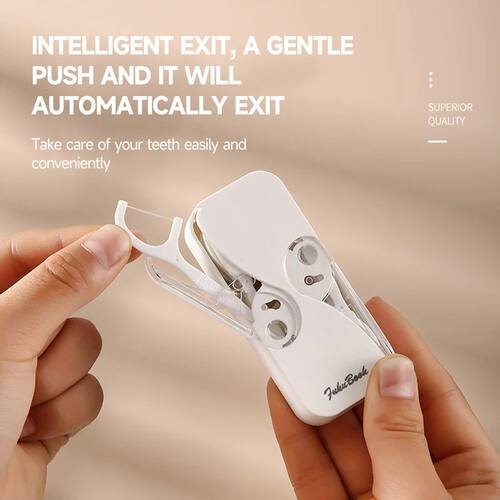 Dental Floss Portable Case Dental Floss Dispenser Automatic