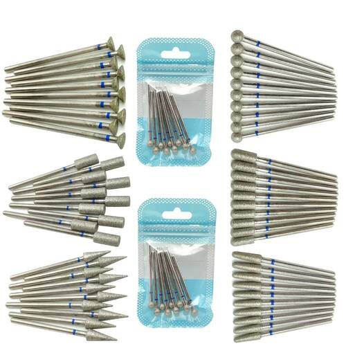 10pcsSet Diamond Nail Drill Bit Rotery Electric Milling Cutt