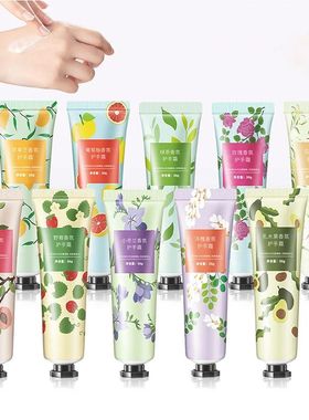 Fruity Flowery Hand Cream Sets Moisturizing Nourishing Anti-