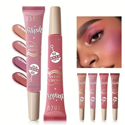 4 Color Long-lasting Liquid Blush Facial Contouring Lightwei