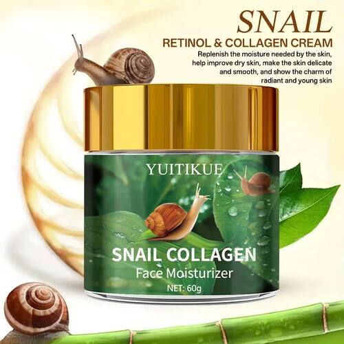 YUITIKUE 96% Snail Mucin Cream 60g - Retinol & Collagen, Lif