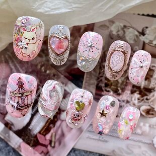 10 PCS Phototherapy Handmade Sweet Dreamy Wearing Armor Rabb