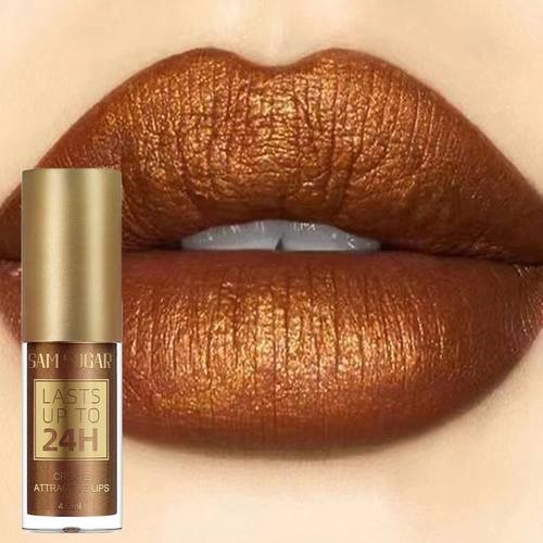 1PC Green Glitter Lip Glaze Waterproof Long Lasting Lip Glos