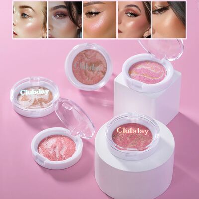Multi-Color Shiny Blush Palette Facial Makeup Moisturizing H