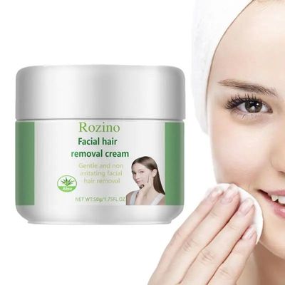 Facial Hair Removal Cream Aloe Hair Remover Face Cream 1.75f
