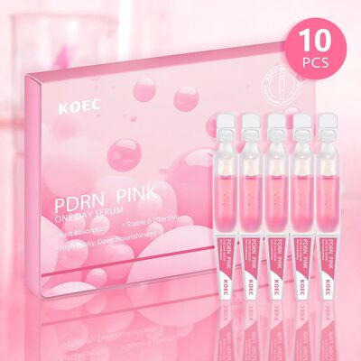 10Vials/Box PDRN PINK ONE DAY SERUM Firming Hydrating Ampoul