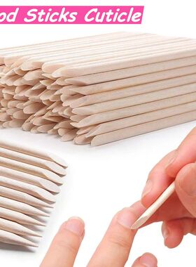 50/1000Pcs Set for Nail Different Orange Wood Sticks Cuticle