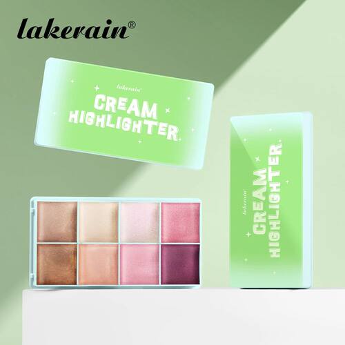 8Colors Cream Highlighter/Brow/Blush Palett Face Brighten Hi