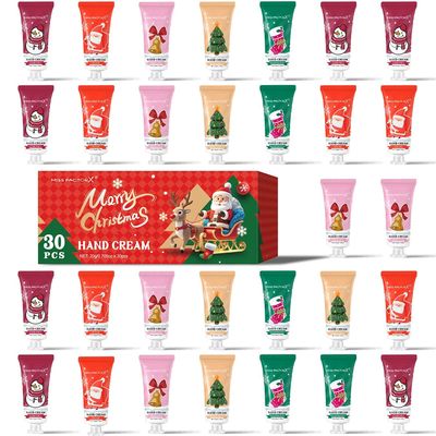 Christmas themed hand cream -30pcs -5 flavors, - deep moistu