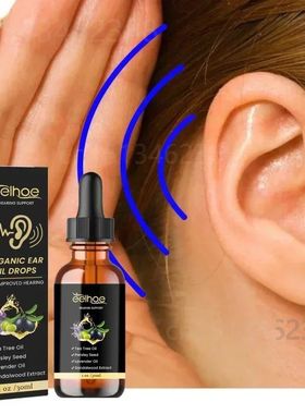 30ml Ear Oil Drops Clean Earwax Relieve Tinnitus Ear Back De