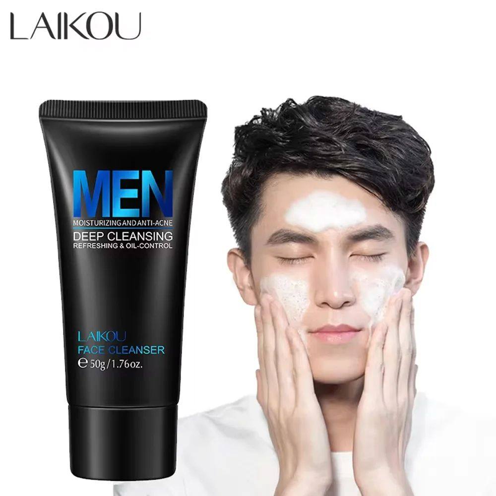 Men Facial Cleanser Face Washing Moisturizing Man Skin Care