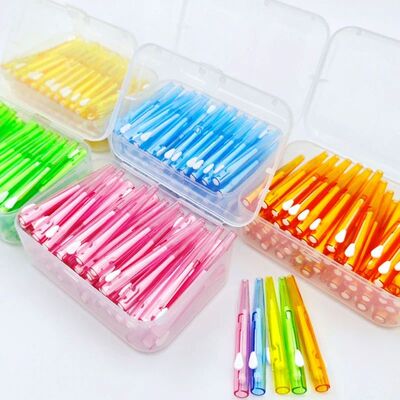 30/40/60pcs Curved Interdental Brush Interdental Brush Clean