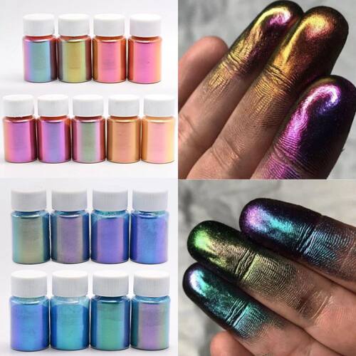 1box Mirror Chameleons Resin Pigment Glitter Magic Discolore