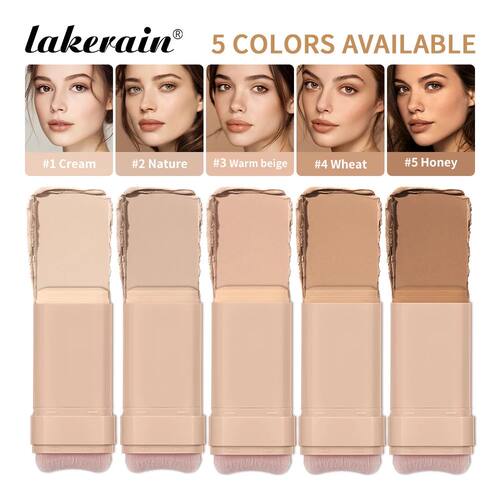 Matte Foundation Stick Powerful Coverage Brighten Skin Tone