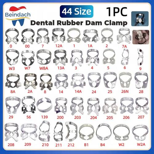 1PC Dental Rubber Dam Clamps B1 212 26N Stainless Steel Rest