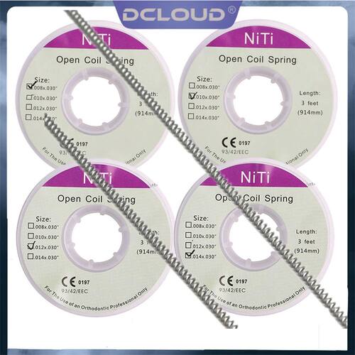 Dental Orthodontic Niti Open Coil Springs 1 Roll=3 Feet/914m